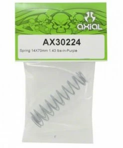 Axial Spring 14x70mm 1.43 Lbs/in - Purple (2pcs) -Axial Salse Store AX30224 b1d4