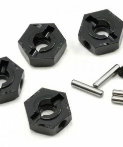Axial Narrow 12mm Aluminum Hub - Black (4pcs)