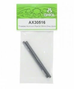 Axial Threaded Aluminum Pipe 6x106mm - Grey (2 Pcs.) 3 Axial Threaded Aluminum Pipe 6x106mm - Grey (2 Pcs.) -Axial Salse Store AX30516 3663