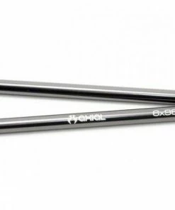 Axial Threaded Aluminum Pipe 6x98mm - Grey (2pcs.)