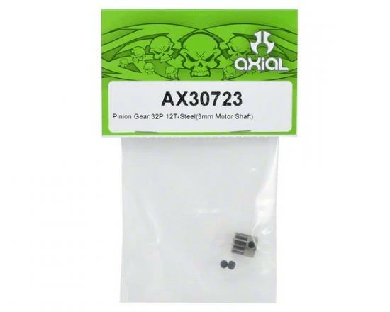 Axial Pinion Gear 32P 12T - Steel (3mm Motor Shaft) 2 Axial Pinion Gear 32P 12T - Steel (3mm Motor Shaft) - Image 2