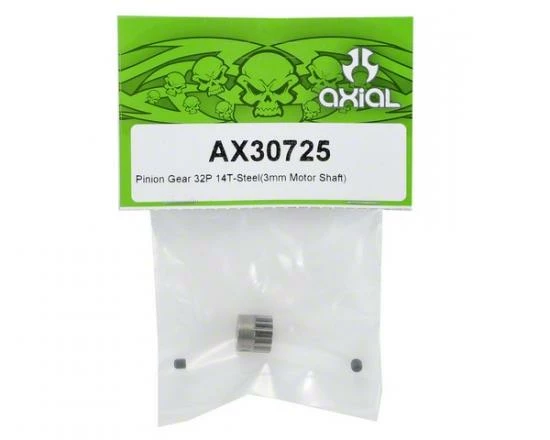 Axial Pinion Gear 32P 14T - Steel (3mm Motor Shaft) 2 Axial Pinion Gear 32P 14T - Steel (3mm Motor Shaft) - Image 2