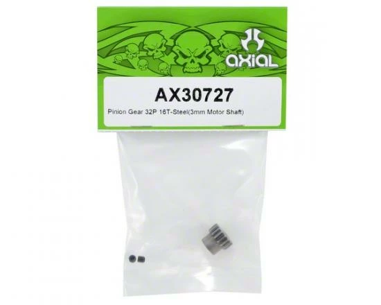 Axial Pinion Gear 32P 16T - Steel (3mm Motor Shaft) 2 Axial Pinion Gear 32P 16T - Steel (3mm Motor Shaft) - Image 2