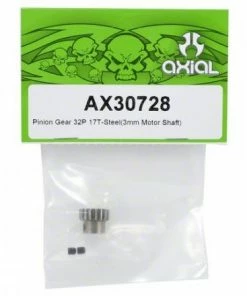 Axial Pinion Gear 32P 17T - Steel (3mm Motor Shaft) 3 Axial Pinion Gear 32P 17T - Steel (3mm Motor Shaft) -Axial Salse Store AX30728 6478
