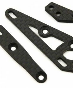 Axial XR10 Carbon Fiber F/R Servo Mounts And Steering Arm Set (2pcs) ** CLEARANCE **