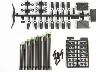 Axial SCX10 II Rear Links Set (80mm 94mm 101.5mm) (Aluminum) 1 Axial SCX10 II Rear Links Set (80mm 94mm 101.5mm) (Aluminum)