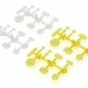 Axial LED Lens Set - Yellow/Clear (4pcs)