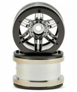 Axial 2.2 Rockster Beadlocks (Chrome)