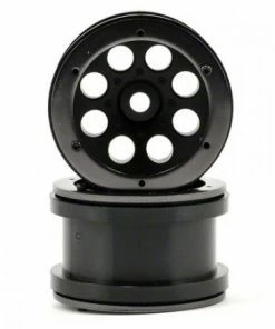 Axial 2.2 8 Hole Beadlocks (Black)