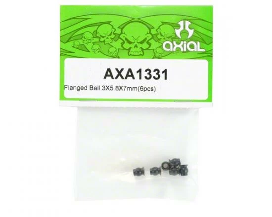 Axial Flanged Ball 3x5.8x7mm (6pcs) 2 Axial Flanged Ball 3x5.8x7mm (6pcs) - Image 2