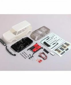 Axial Body - White: SCX24 Ford Bronco