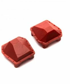 Axial SCX6: AR90 Diff Cover Axle Housing Red (2)