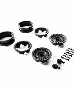 Axial 1.9 MW19 Beadlock Wheels - Black (2pcs)