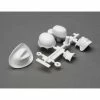 Axial Drivers Head And Hat Set (White)