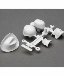 Axial Drivers Head And Hat Set (White)