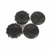 Axial ST28 Razor FR / Paddle RR Tire Set : Yeti Jr.