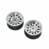 Axial 1.9 KMC Machete Wheel - Satin Silver (2pcs)
