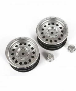 Axial 1.9 Method MR307 Hole Wheel Satin Silver (2pcs)