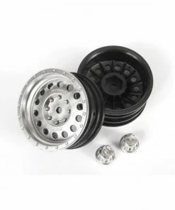 Axial 1.9 Method MR307 Hole Wheel Satin Silver (2pcs) -Axial Salse Store AXI43003 3