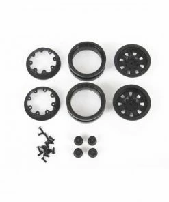 Axial 1.9 3pc. Raceline Monster Beadlock Wheels Blk (2)