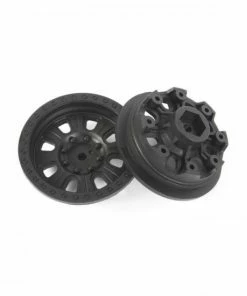 Axial 1.9 3pc. Raceline Monster Beadlock Wheels Blk (2) -Axial Salse Store AXI43004 3