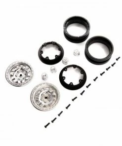 Axial 1.9 KMC Machete Beadlock Wheels - Satin (2)