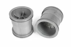 Axial 2.2 Monster Truck Wheels 63mm (Silver) (2pcs)
