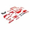 Axial Cage Set - Complete - Red: Capra 4WS UTB