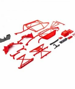 Axial Cage Set - Complete - Red: Capra 4WS UTB