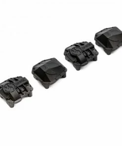 Axial AR45P AR45 Differential Covers - Black: SCX10 III